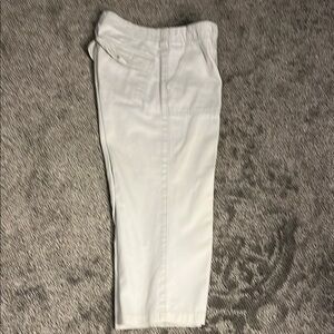 White Casual Pants